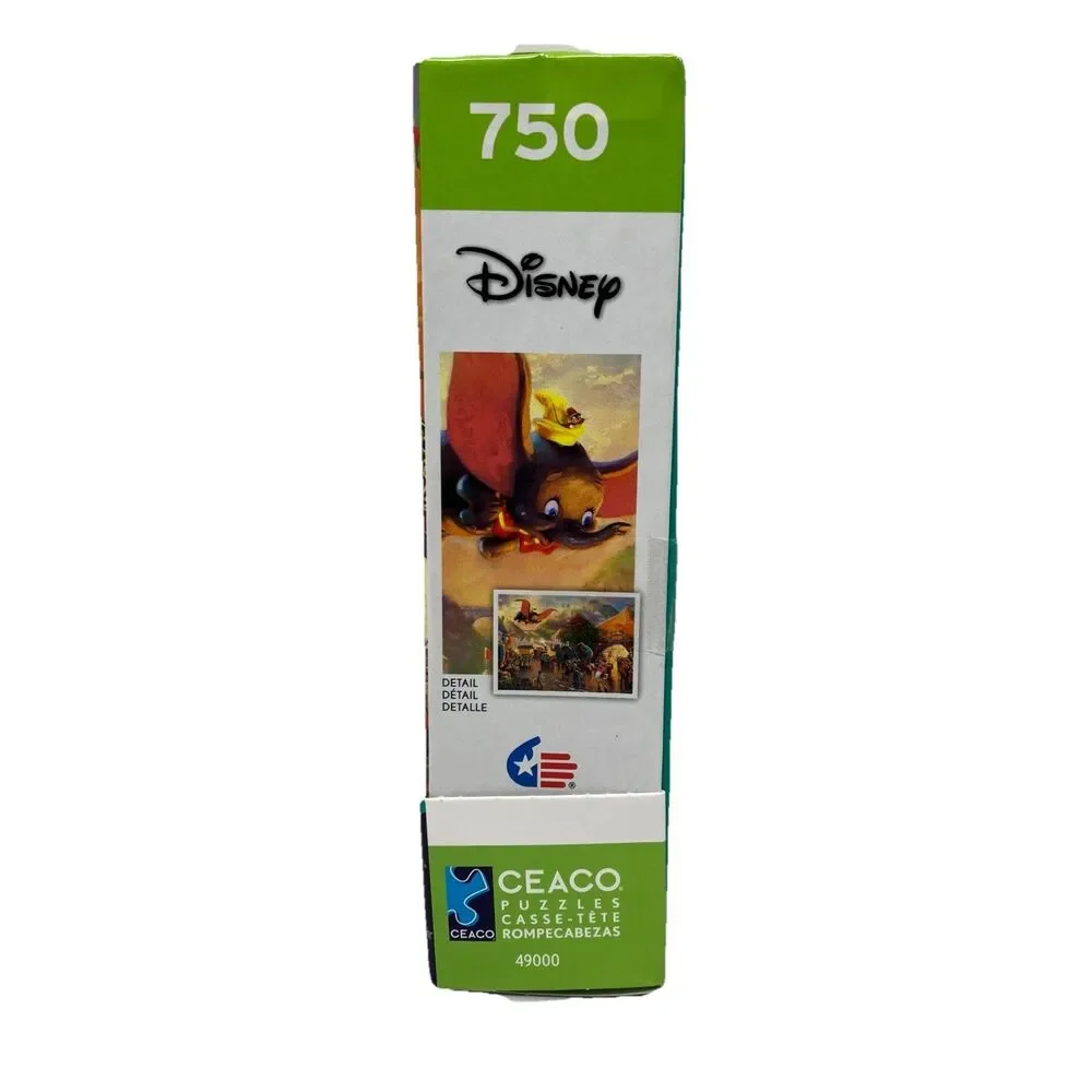 Disney‎ Thomas Kinkade Dumbo Circus Parade 750 Pc Disney Fantasy Animal Puzzle